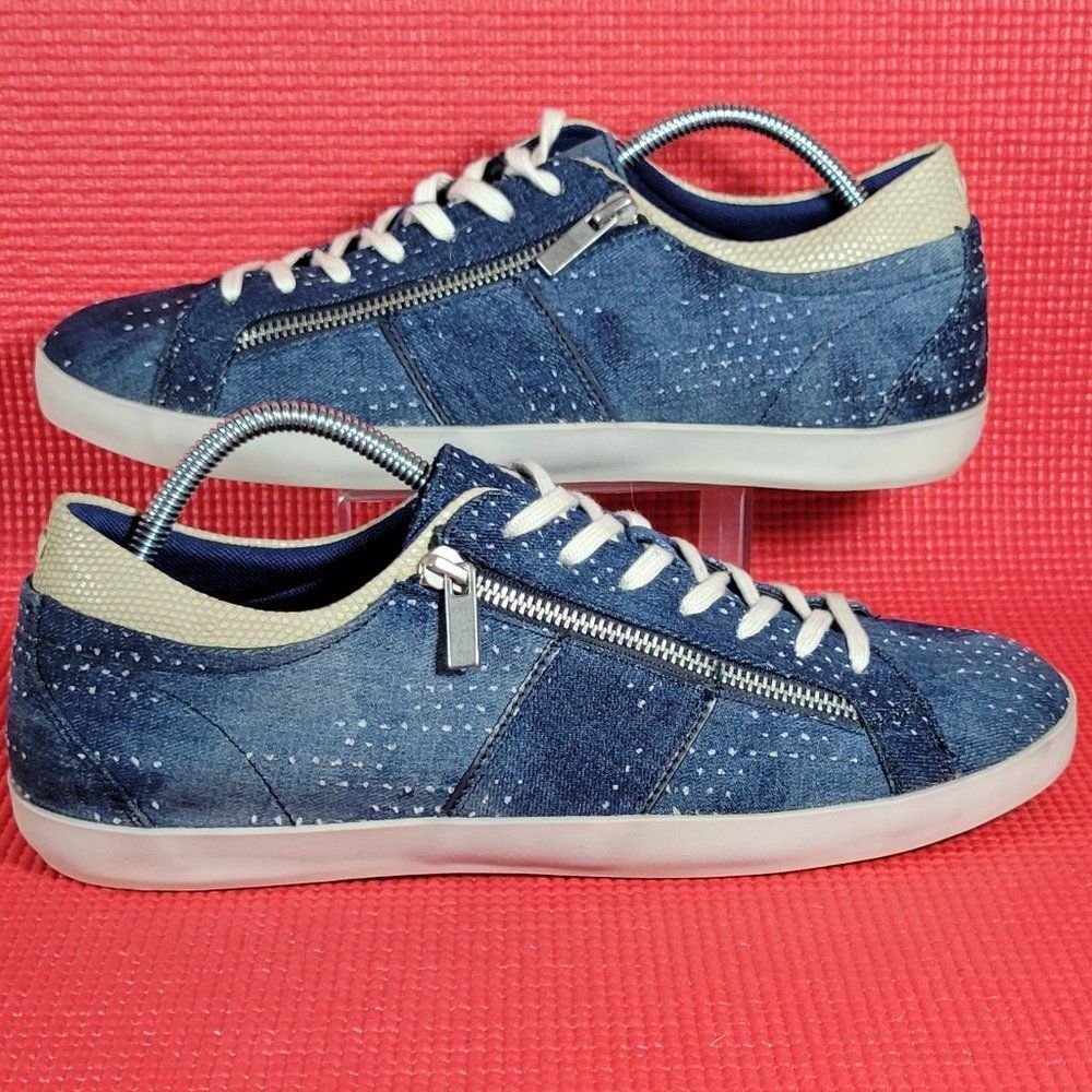 Aldo Blue and White Men's Sneakers